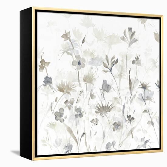 Garden Shadows IV on White-Avery Tillmon-Framed Stretched Canvas