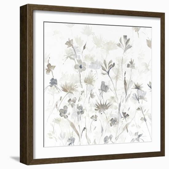 Garden Shadows IV on White-Avery Tillmon-Framed Premium Giclee Print