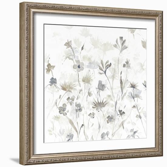 Garden Shadows IV on White-Avery Tillmon-Framed Art Print