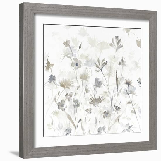 Garden Shadows IV on White-Avery Tillmon-Framed Art Print