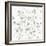 Garden Shadows IV on White-Avery Tillmon-Framed Art Print