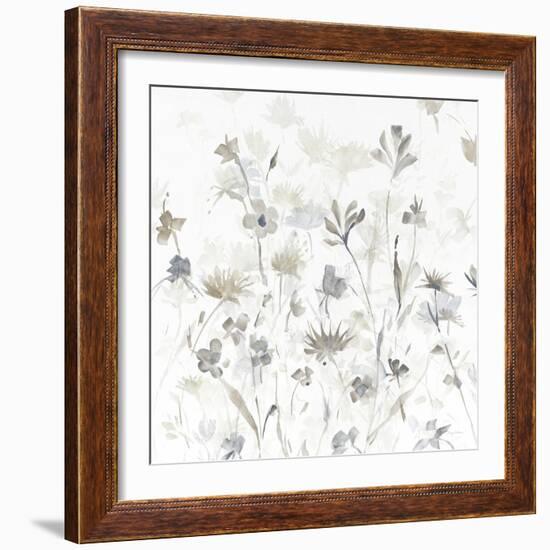 Garden Shadows IV on White-Avery Tillmon-Framed Art Print