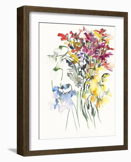 Garden Soirée 1-Karin Johannesson-Framed Art Print