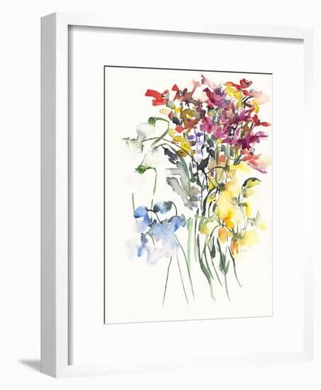 Garden Soirée 1-Karin Johannesson-Framed Art Print