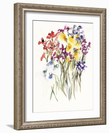 Garden Soirée 2-Karin Johannesson-Framed Art Print