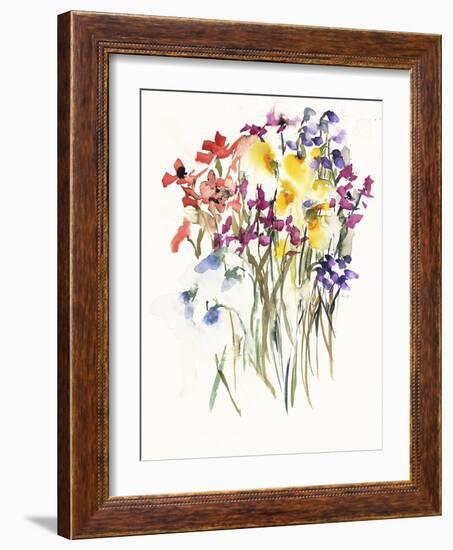 Garden Soirée 2-Karin Johannesson-Framed Art Print