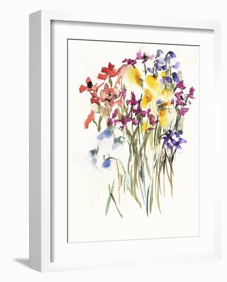 Garden Soirée 2-Karin Johannesson-Framed Art Print