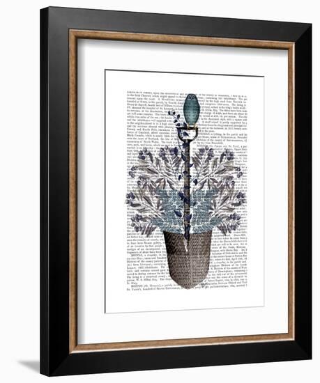Garden Spade and Berries-Fab Funky-Framed Art Print