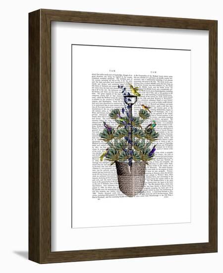 Garden Spade and Birds-Fab Funky-Framed Art Print