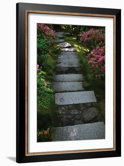 Garden Stairs I-Brian Moore-Framed Photographic Print