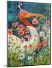 Garden Stork-Blenda Tyvoll-Mounted Art Print