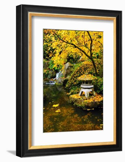Garden Structure in Fall-neelsky-Framed Photographic Print