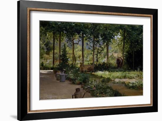 Garden (Summer), 1879-Demetrio Cosola-Framed Giclee Print