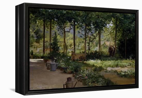 Garden (Summer), 1879-Demetrio Cosola-Framed Premier Image Canvas