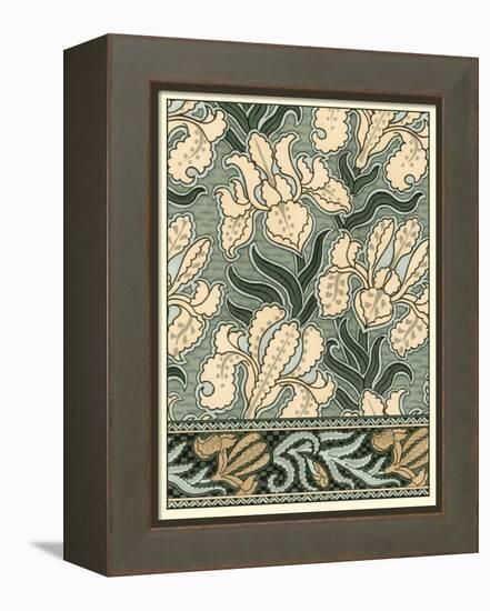 Garden Tapestry II-Eugene Grasset-Framed Stretched Canvas