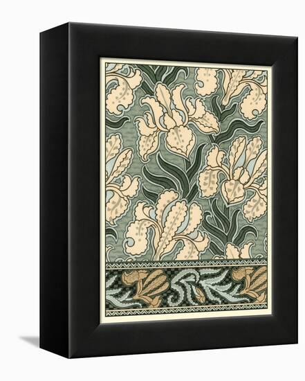 Garden Tapestry II-Eugene Grasset-Framed Stretched Canvas