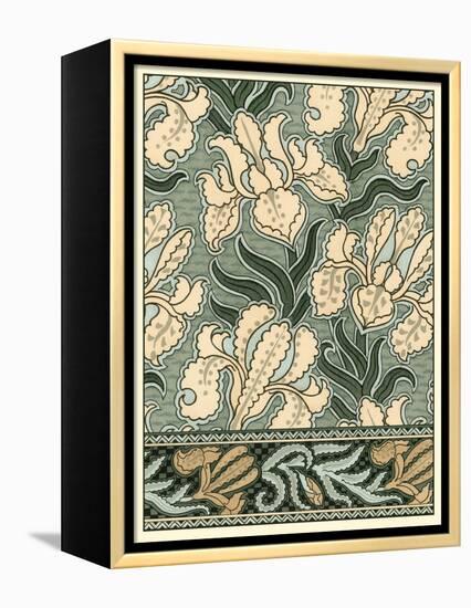 Garden Tapestry II-Eugene Grasset-Framed Stretched Canvas