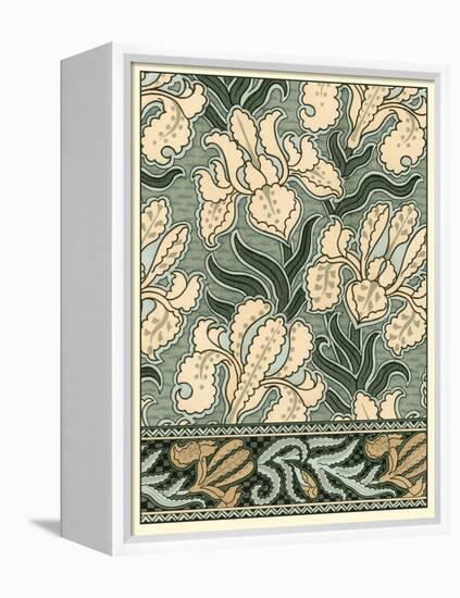 Garden Tapestry II-Eugene Grasset-Framed Stretched Canvas