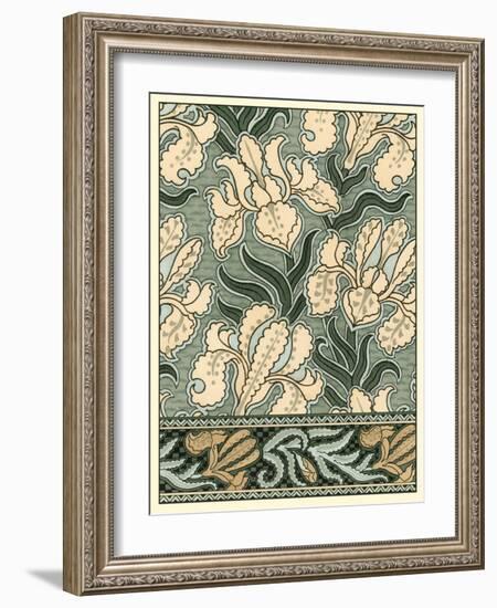 Garden Tapestry II-Eugene Grasset-Framed Art Print