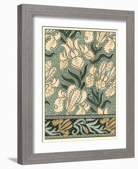 Garden Tapestry II-Eugene Grasset-Framed Art Print