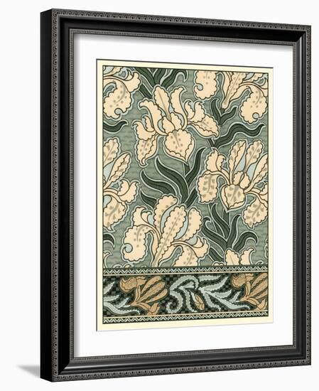 Garden Tapestry II-Eugene Grasset-Framed Art Print