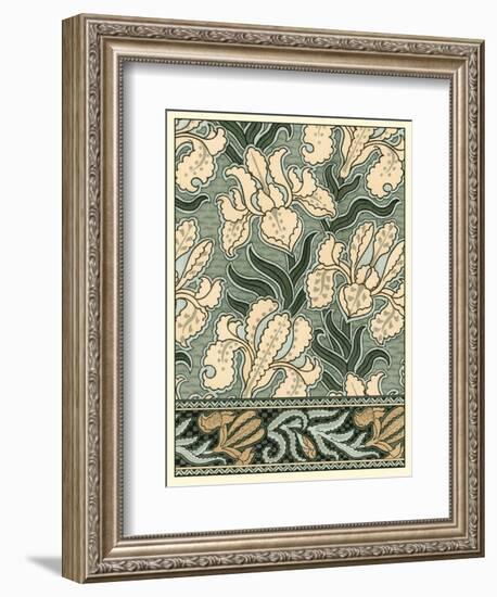 Garden Tapestry II-Eugene Grasset-Framed Art Print