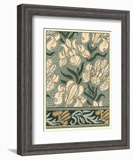 Garden Tapestry II-Eugene Grasset-Framed Art Print