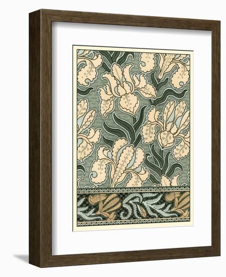 Garden Tapestry II-Eugene Grasset-Framed Art Print