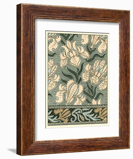 Garden Tapestry II-Eugene Grasset-Framed Art Print