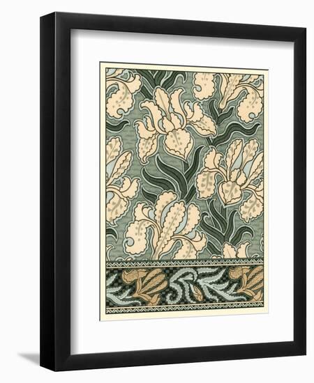 Garden Tapestry II-Eugene Grasset-Framed Art Print