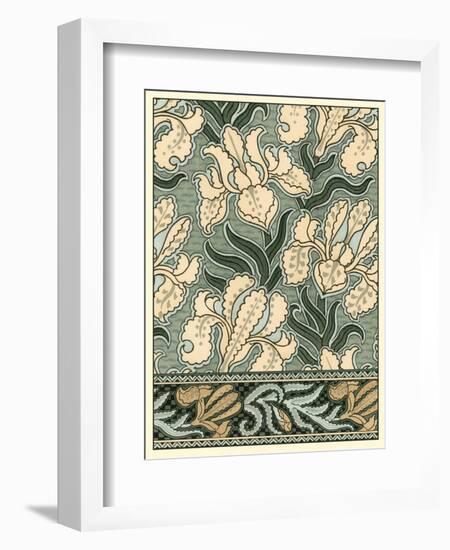 Garden Tapestry II-Eugene Grasset-Framed Art Print