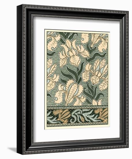 Garden Tapestry II-Eugene Grasset-Framed Art Print