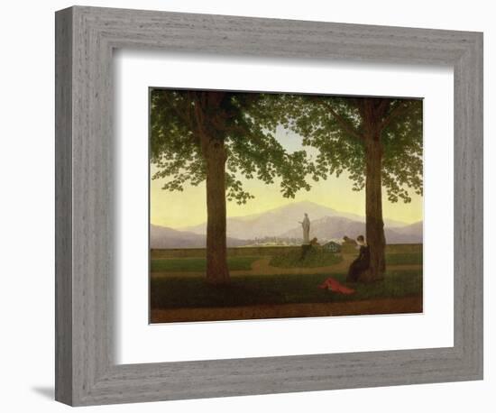 Garden Terrace, 1811-Caspar David Friedrich-Framed Giclee Print