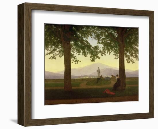 Garden Terrace, 1811-Caspar David Friedrich-Framed Giclee Print