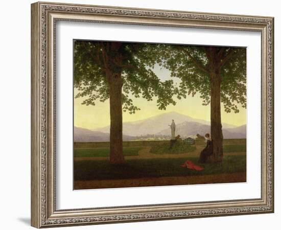 Garden Terrace, 1811-Caspar David Friedrich-Framed Giclee Print