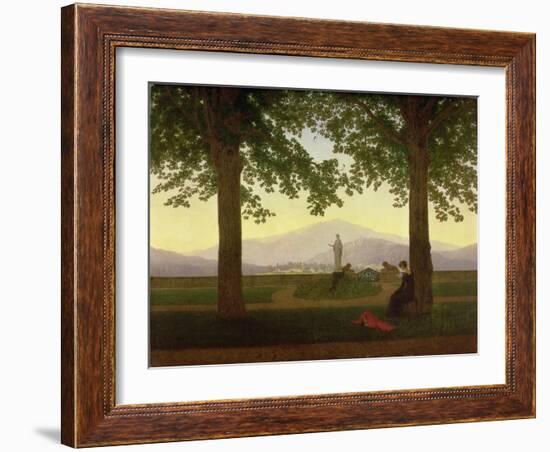 Garden Terrace, 1811-Caspar David Friedrich-Framed Giclee Print