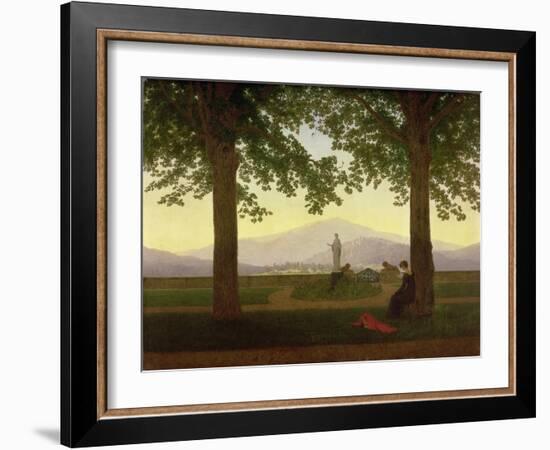 Garden Terrace, 1811-Caspar David Friedrich-Framed Giclee Print