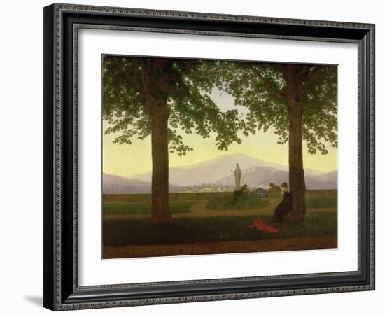 Garden Terrace, 1811-Caspar David Friedrich-Framed Giclee Print