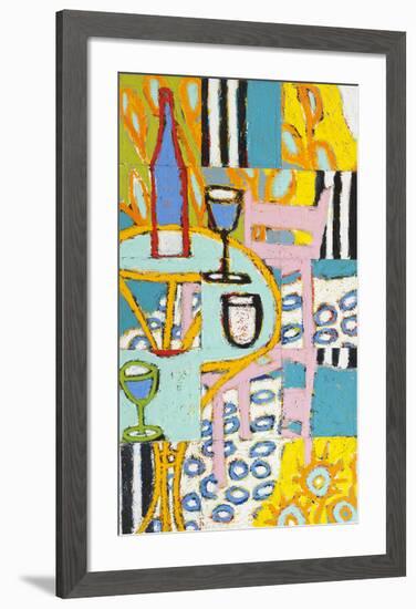 Garden Terrace, c.2009-Gordon Hopkins-Framed Serigraph