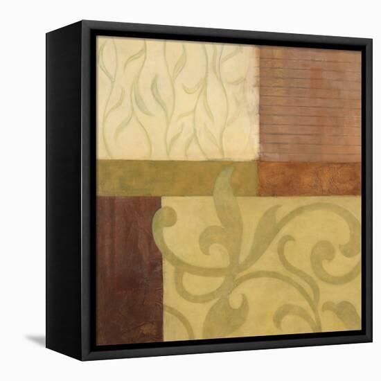 Garden Terrace I-Glenys Porter-Framed Stretched Canvas