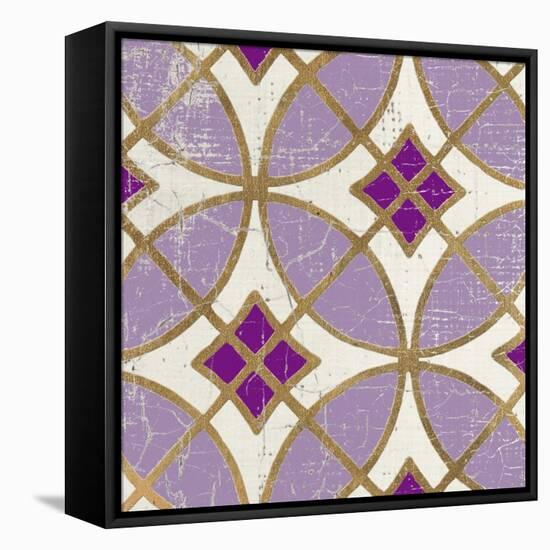 Garden Tile 1-Morgan Yamada-Framed Stretched Canvas