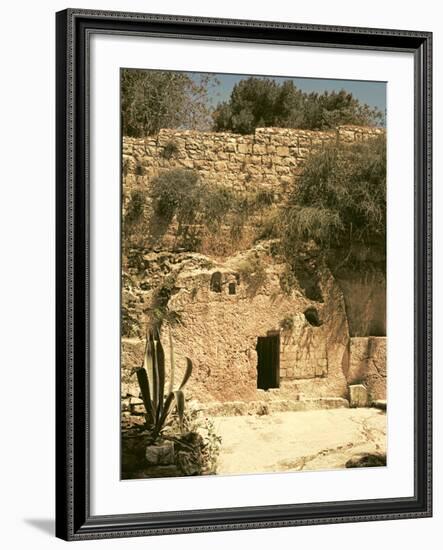 Garden Tomb, the Supposed Site of the Burial and Resurrection of Jesus-null-Framed Photographic Print