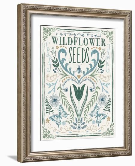 Garden Tones II-Anne Tavoletti-Framed Art Print