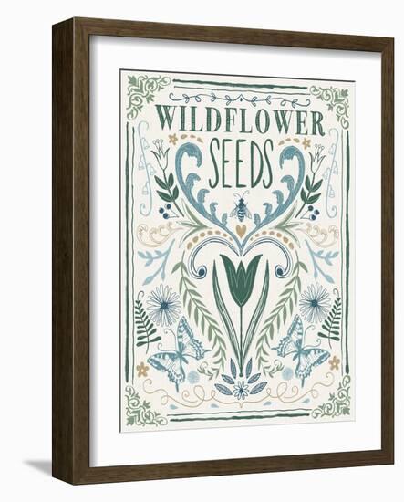 Garden Tones II-Anne Tavoletti-Framed Art Print