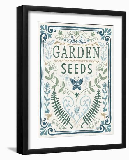 Garden Tones III-Anne Tavoletti-Framed Art Print