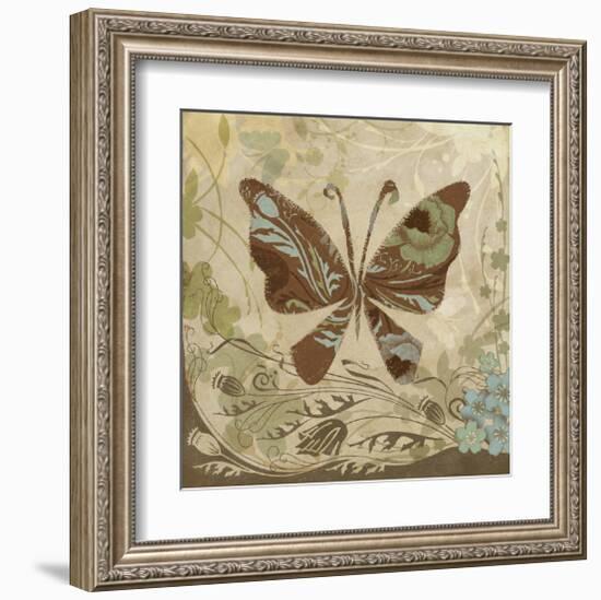 Garden Variety Butterfly II-Alan Hopfensperger-Framed Art Print