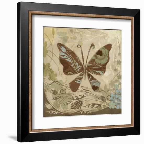 Garden Variety Butterfly II-Alan Hopfensperger-Framed Art Print