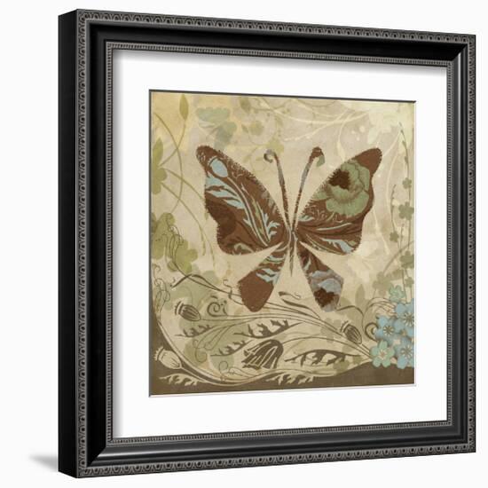 Garden Variety Butterfly II-Alan Hopfensperger-Framed Art Print