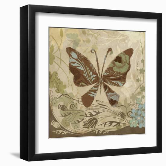 Garden Variety Butterfly II-Alan Hopfensperger-Framed Art Print