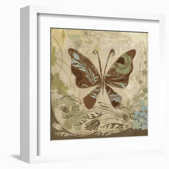 Garden Variety Butterfly II-Alan Hopfensperger-Framed Art Print